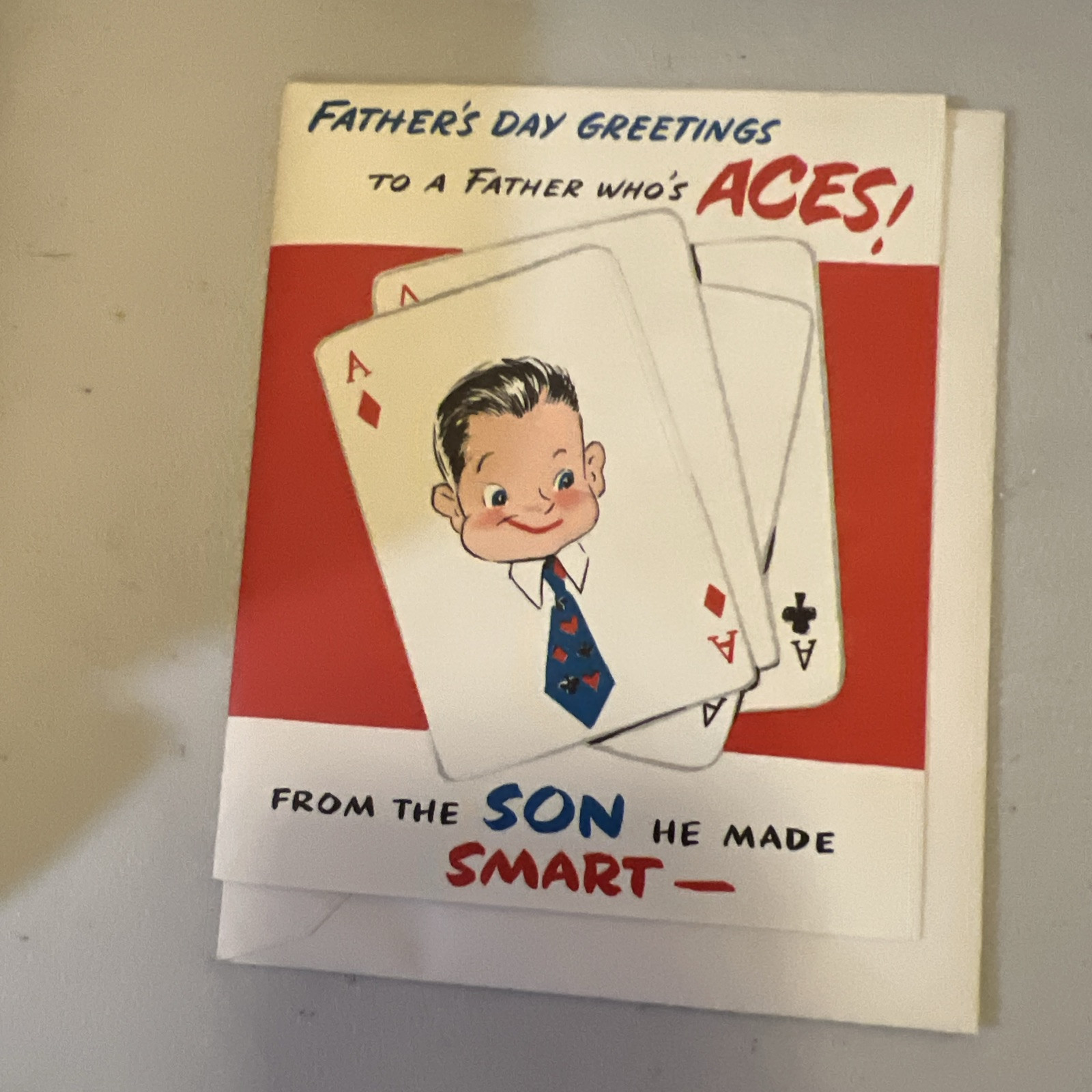 Vintage Father’s Day Card W/Envelope Vintage Father’s Day Card W/Envelope