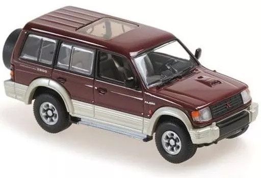 1/43 Mitsubishi Pajero LWB 1991 Diecast Model Dark Red Used 940163470 1/43 Mitsubishi Pajero LWB 1991 Diecast Model Dark Red Used 940163470