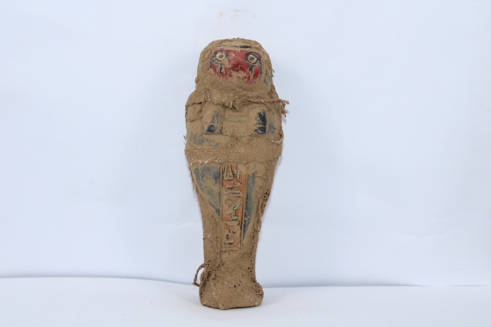 Rare Egyptian Antique Horus Hawk-Headed Mummified Ushabti Pharaonic Era BC Rare Egyptian Antique Horus Hawk-Headed Mummified Ushabti Pharaonic Era BC