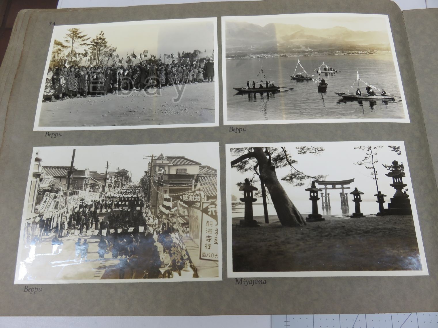Vintage 1924 Photo Album Empress of Scotland World Cruise China Japan 180 Photos