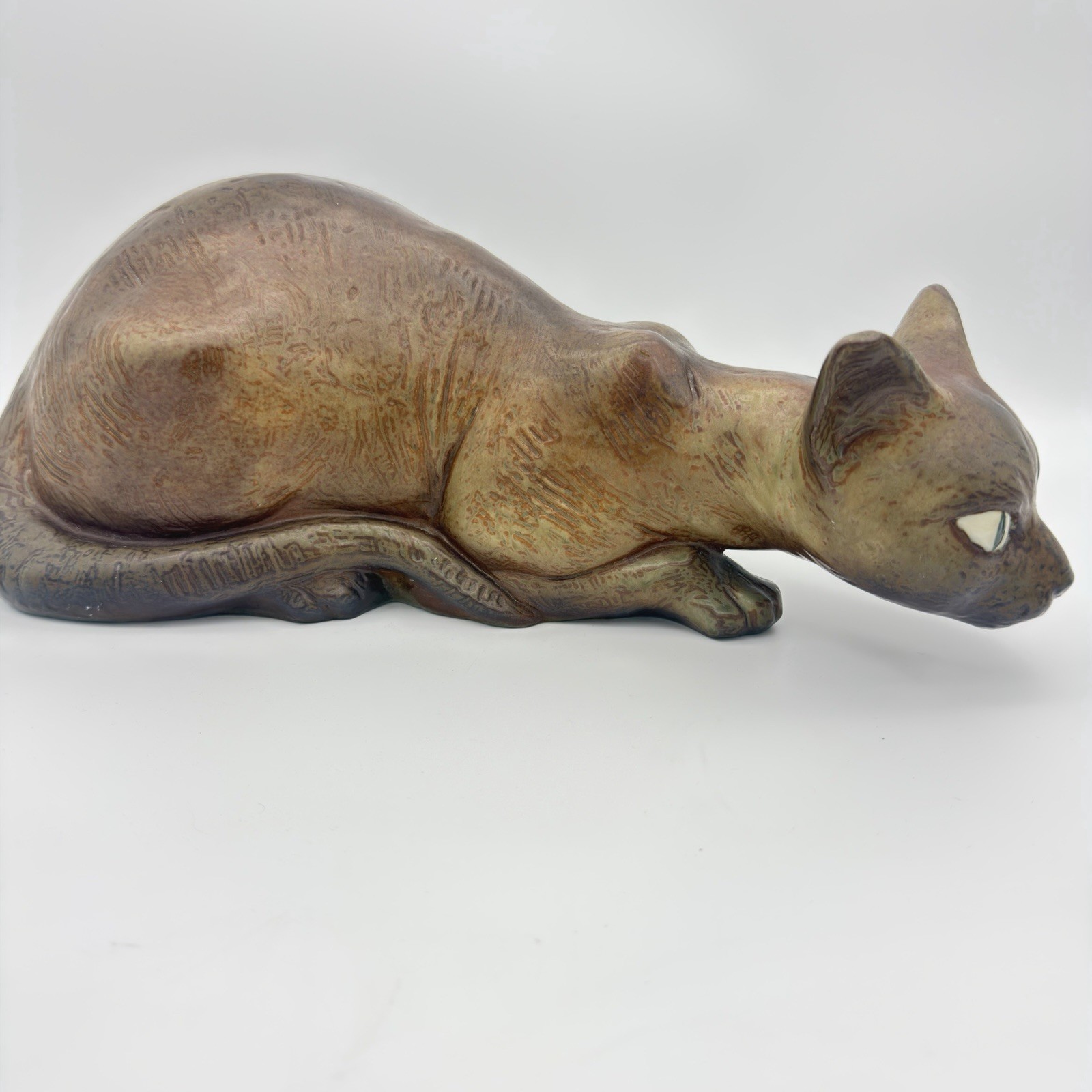 LLADRO #12001 Siamese Cat Gres Finish Retired 1975 Live Size Huge Excelent LLADRO #12001 Siamese Cat Gres Finish Retired 1975 Live Size Huge Excelent