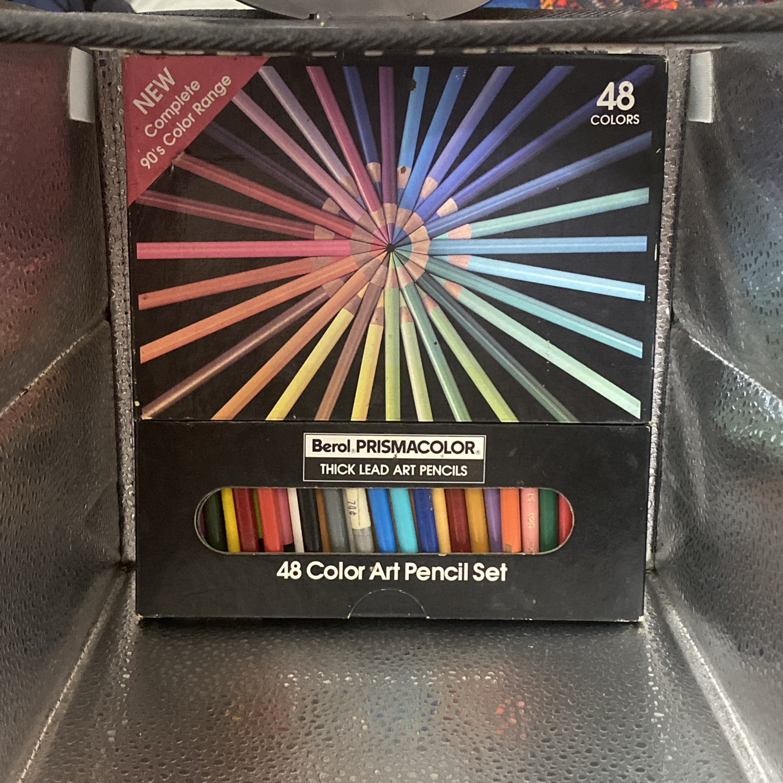 Rare 1990’s Prismacolor 48 Color Range Professional Thick Lead Berol Art Pencils Rare 1990’s Prismacolor 48 Color Range Professional Thick Lead Berol Art Pencils