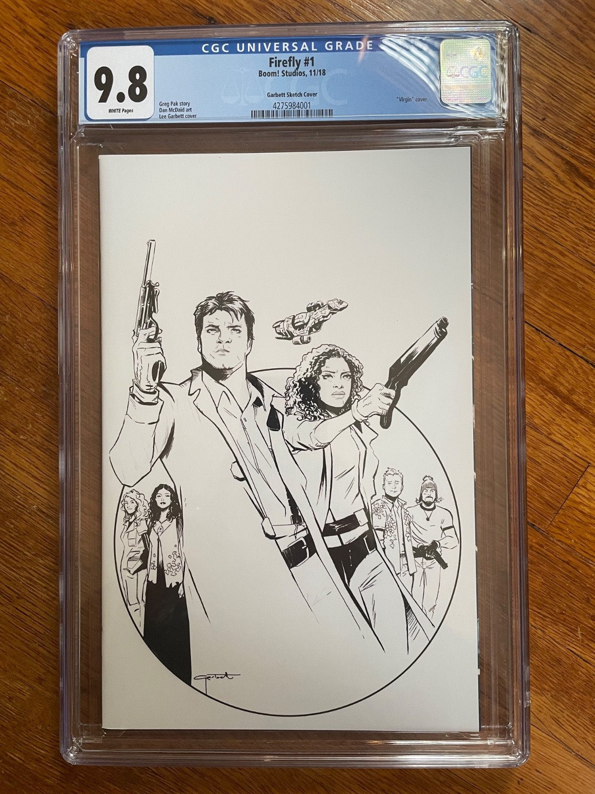 Firefly #1 - CGC 9.8, Garbett variant (Boom, 2018) - Serenity; Big Damn Heroes Firefly #1 - CGC 9.8, Garbett variant (Boom, 2018) - Serenity; Big Damn Heroes