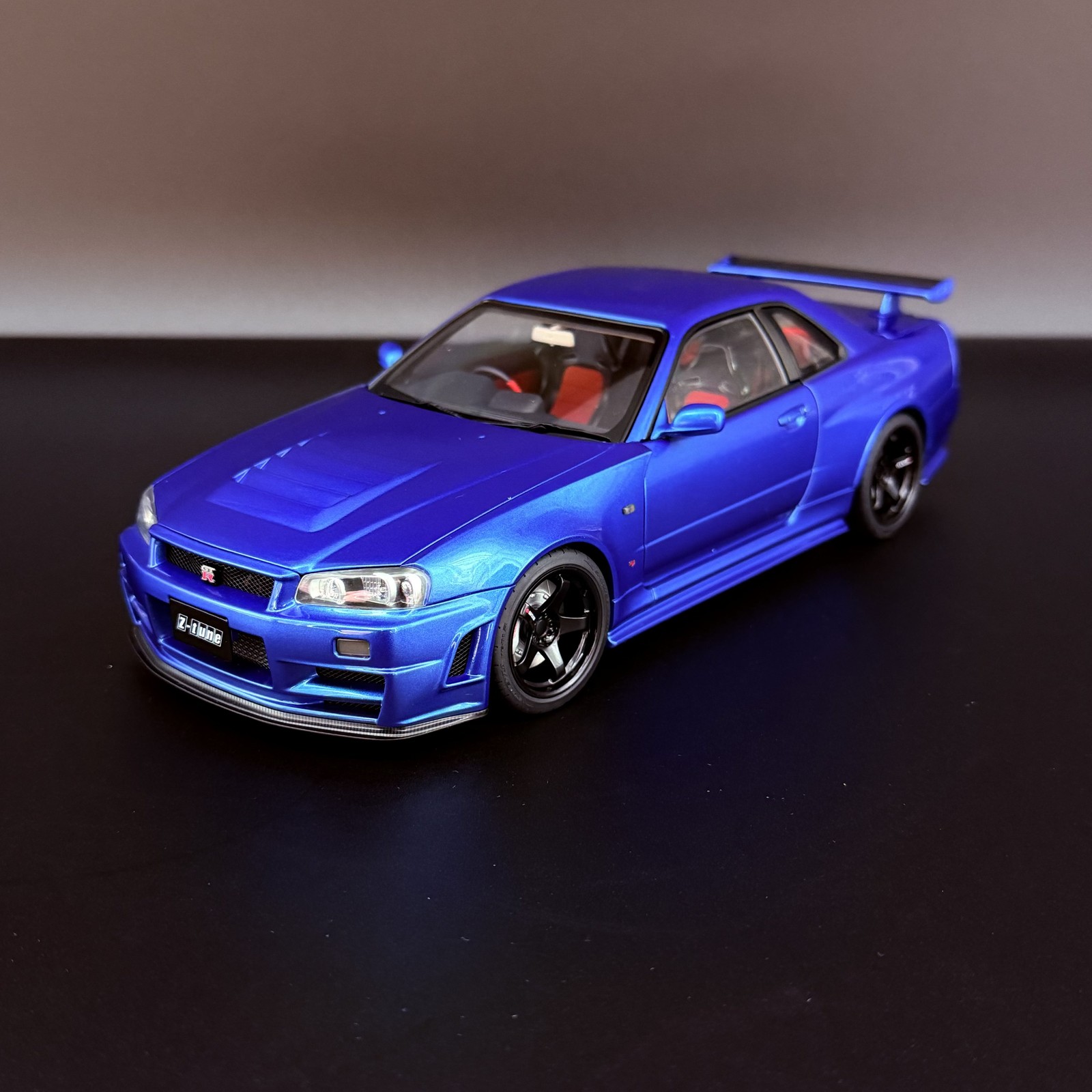 1:18 Nissan NISMO R34 GT-R Z-Tune Bayside Blue – AUTOart Model Car 1:18 Nissan NISMO R34 GT-R Z-Tune Bayside Blue – AUTOart Model Car