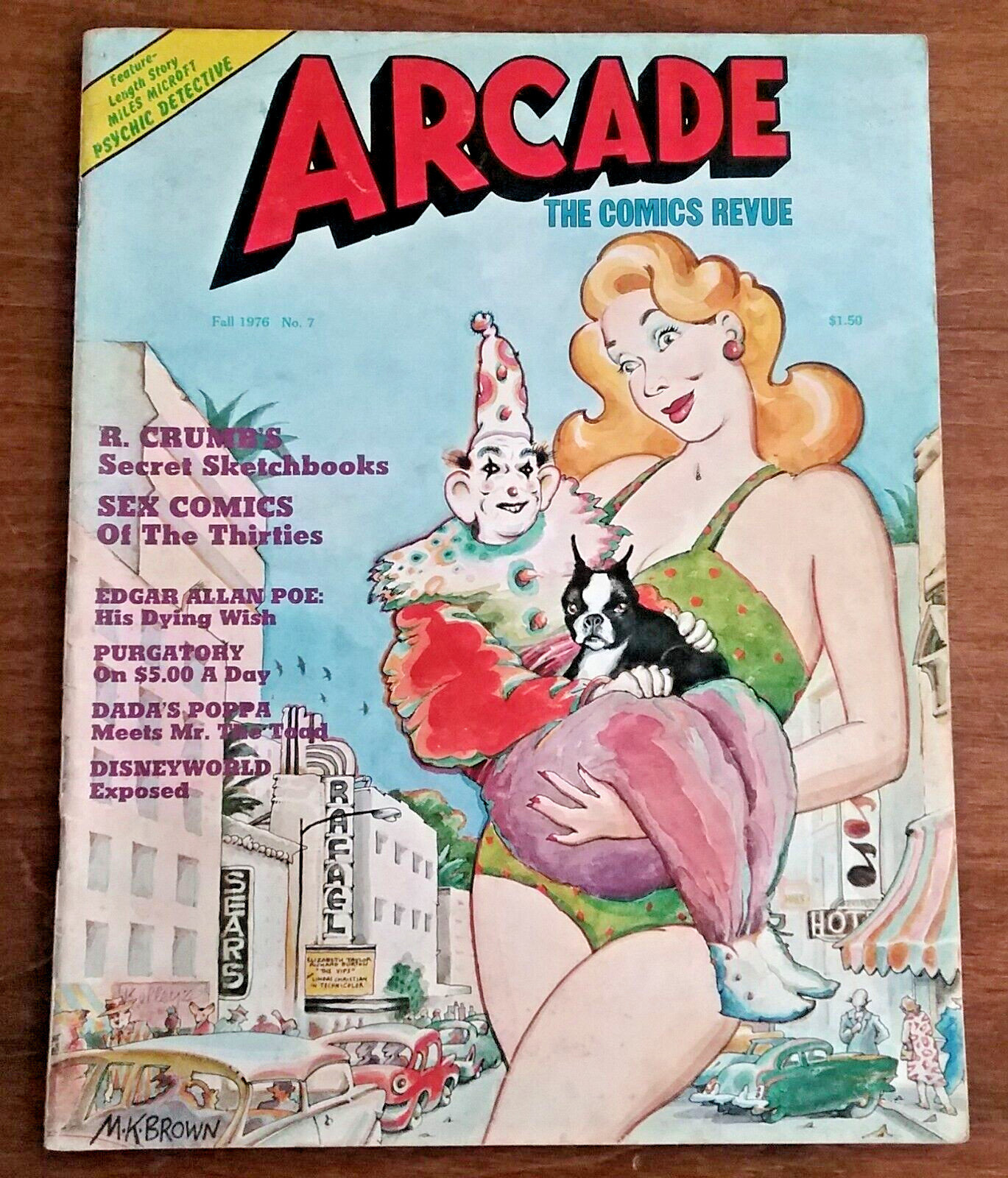 ARCADE THE COMICS REVUE #7 - Fall 1976 - Robert Crumb's Secret Sketchbooks ARCADE THE COMICS REVUE #7 - Fall 1976 - Robert Crumb's Secret Sketchbooks