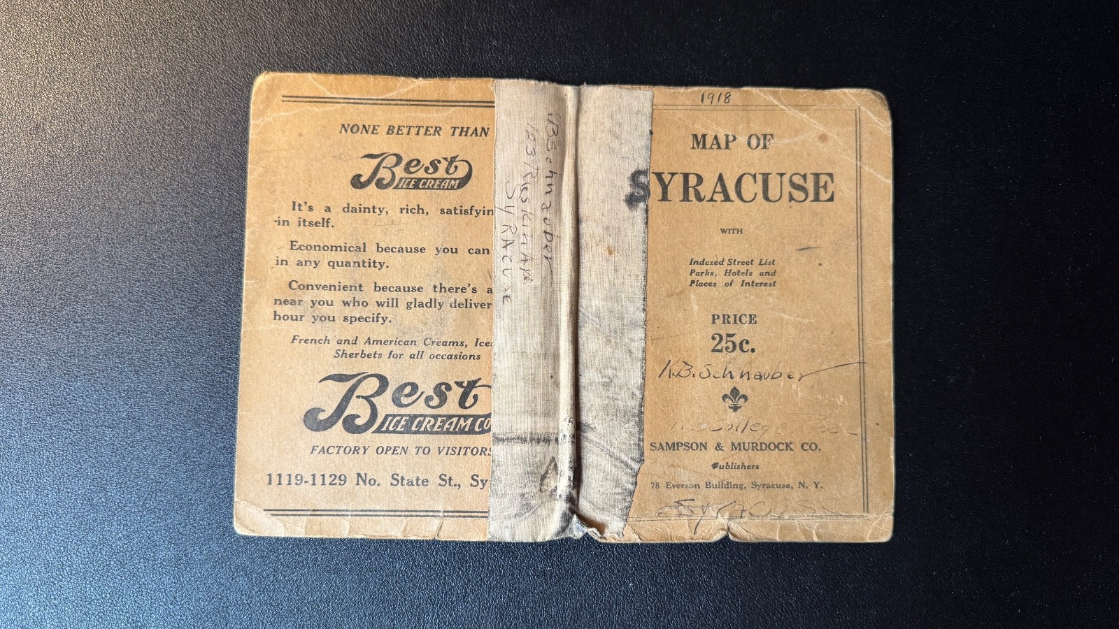 Vintage Syracuse NY & University Lot – 1918 Map, c1898 Map, 3 Postcards & Cards Vintage Syracuse NY & University Lot – 1918 Map, c1898 Map, 3 Postcards & Cards