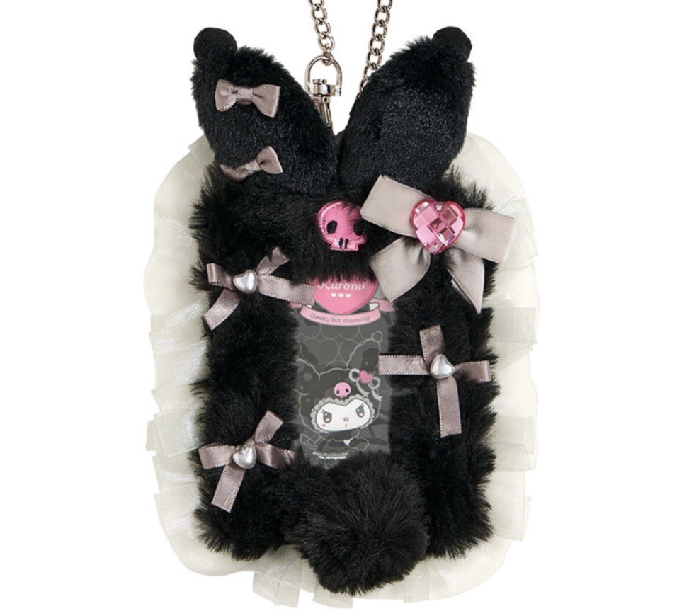 Kuromi 20th Anniversary Limited Edition Plush ID Holder Bag Charm NWT Kuromi 20th Anniversary Limited Edition Plush ID Holder Bag Charm NWT