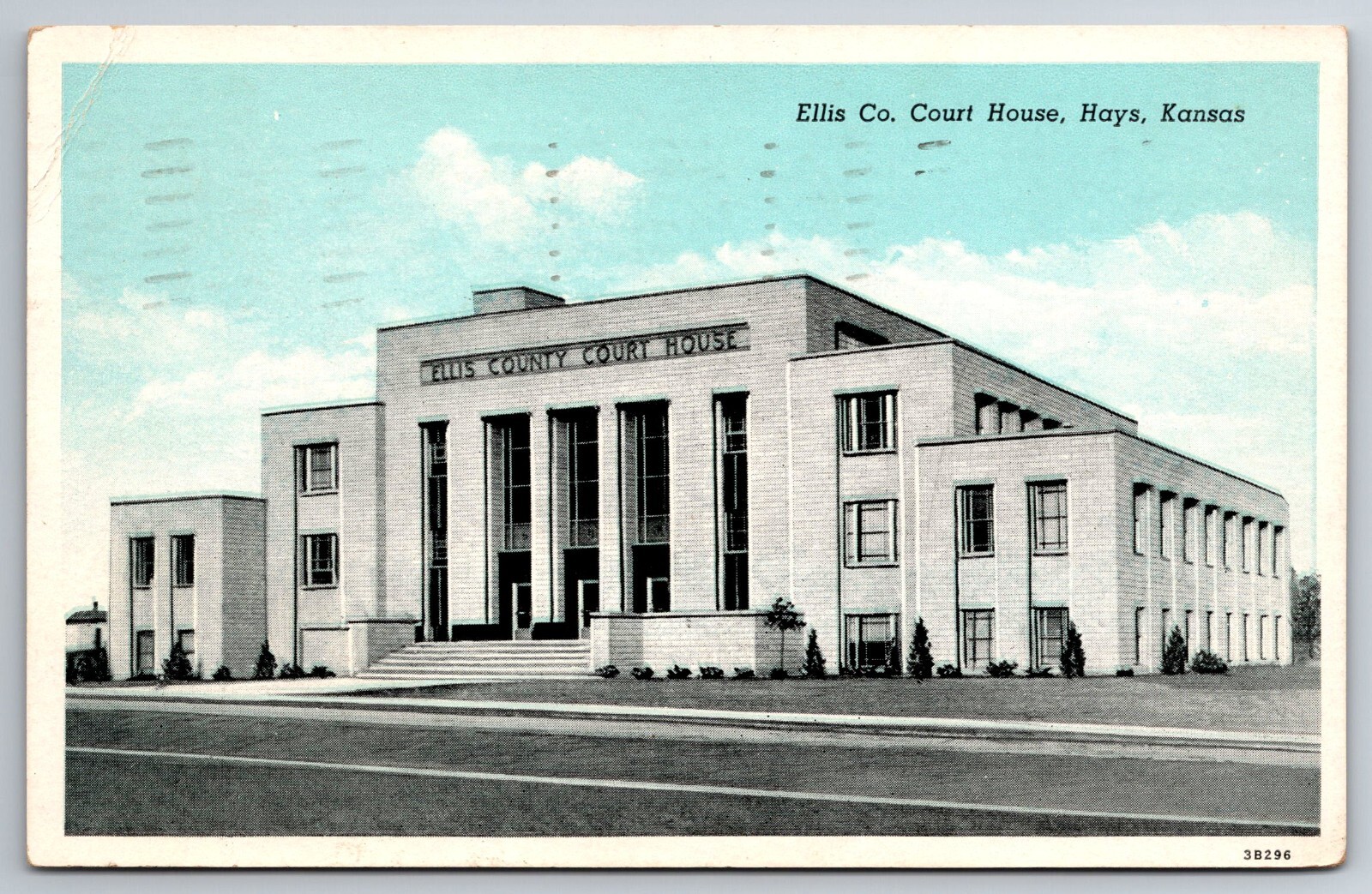 Vintage Postcard KS Hays Ellis County Court House Vintage Postcard KS Hays Ellis County Court House