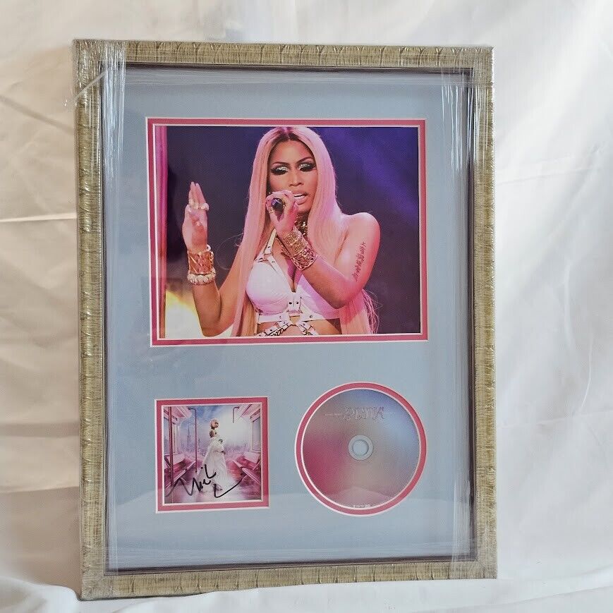 Nicki Minaj Signed Autographed Pink Friday CD  Certified Framed