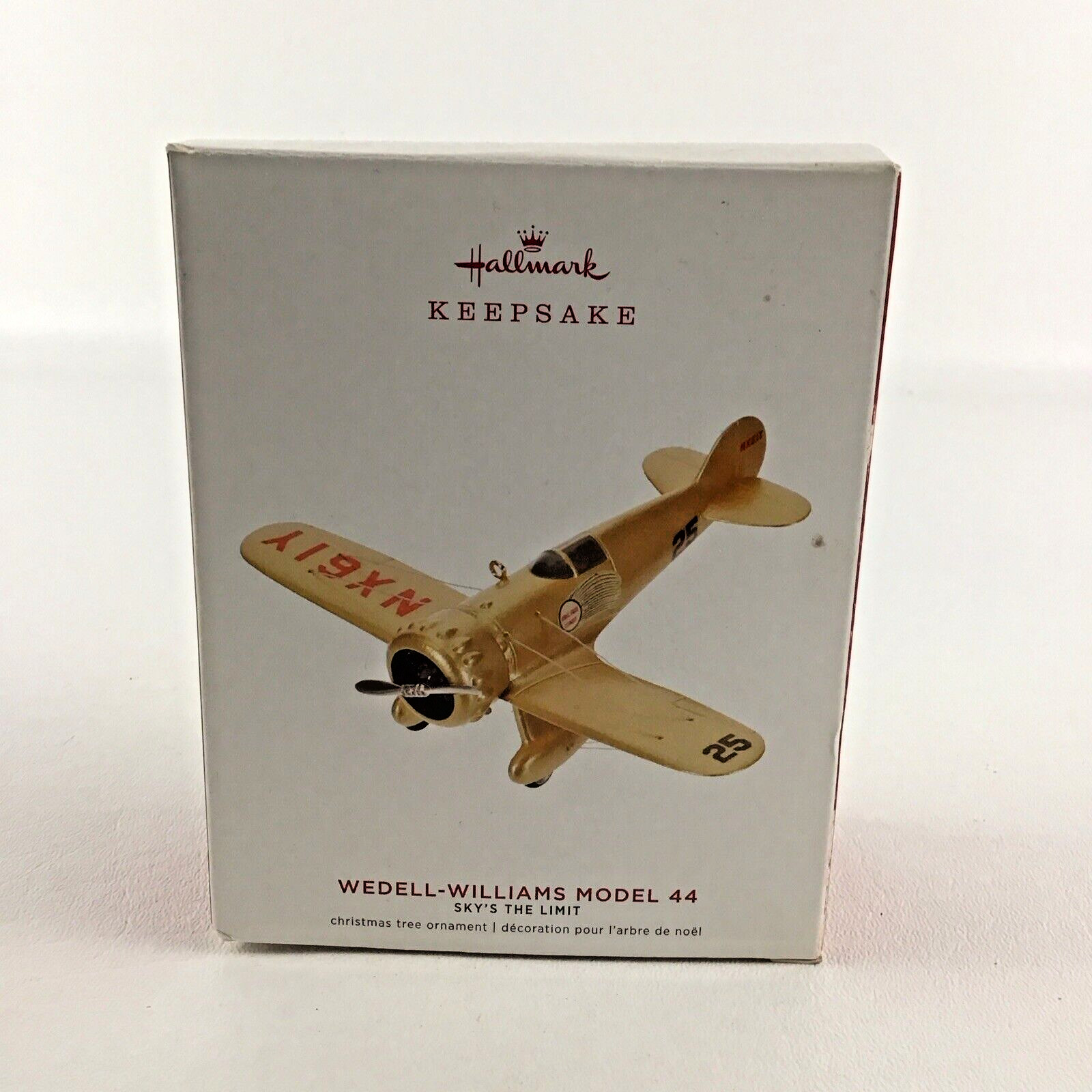 Hallmark Keepsake Ornament Sky's The Limit #23 Wedell Williams Model 44 New 2019 Hallmark Keepsake Ornament Sky's The Limit #23 Wedell Williams Model 44 New 2019
