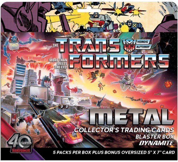 2026 Dynamite Transformers Metal Blaster Box 2026 Dynamite Transformers Metal Blaster Box