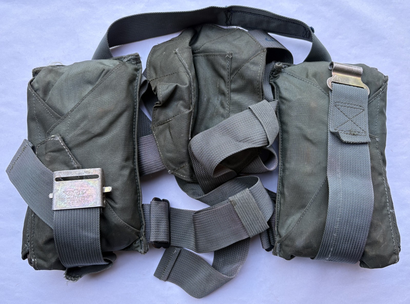 1970's Vintage USAF Fighter Pilot Under Arm Life Preserver LPU-10 - Unfired