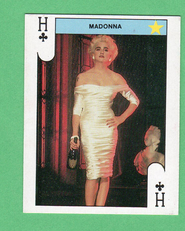 Madonna   1988 Monty Gum Stars Play  card ..Rare set. B