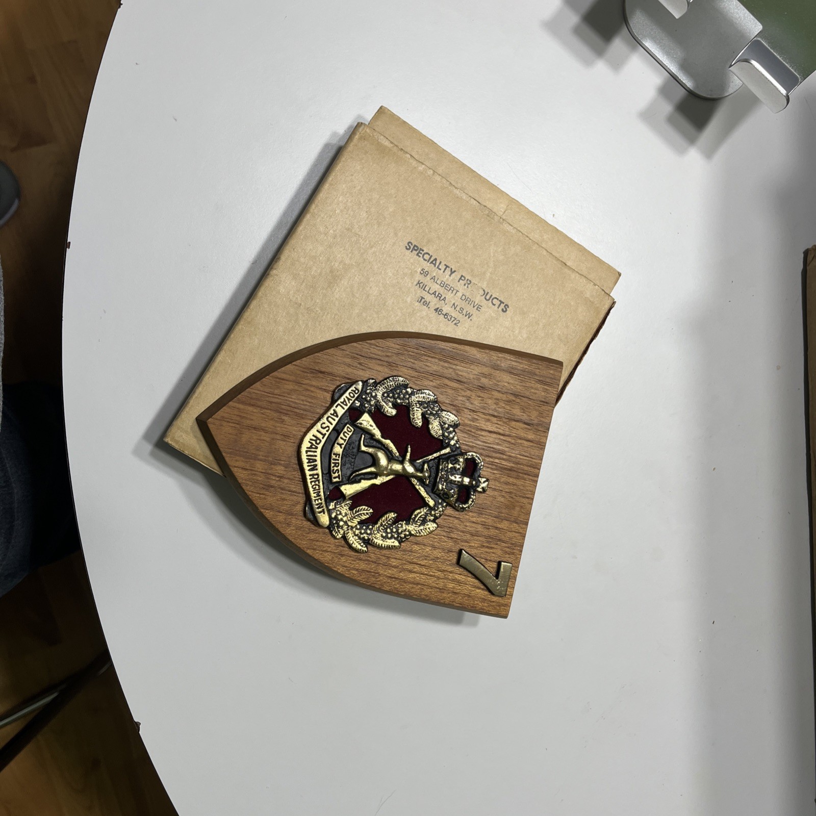 Royal Australian Regiment Wall Plaque Duty First 7 Batallian Royal Royal Australian Regiment Wall Plaque Duty First 7 Batallian Royal