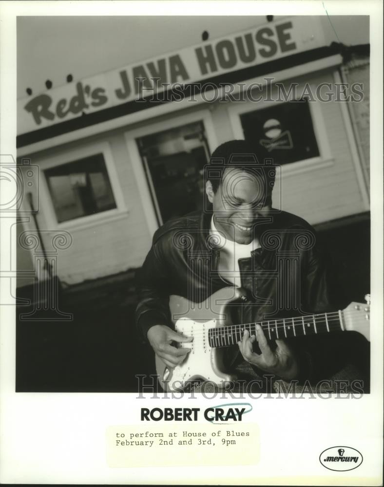 Press Photo Robert Cray performs at House of Blues, "Red's" Java House Press Photo Robert Cray performs at House of Blues, "Red's" Java House