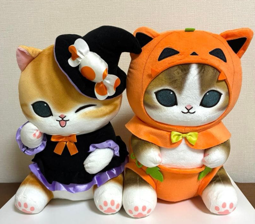 mofusand Halloween BIG Plush Doll Vol.2 Pumpkin Witch Set of 2 mofusand Halloween BIG Plush Doll Vol.2 Pumpkin Witch Set of 2