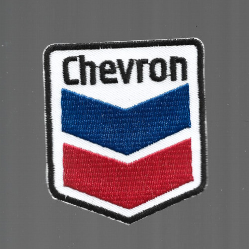 New 2 3/8 x 2 7/8" Chevron Iron on Patch New 2 3/8 x 2 7/8" Chevron Iron on Patch