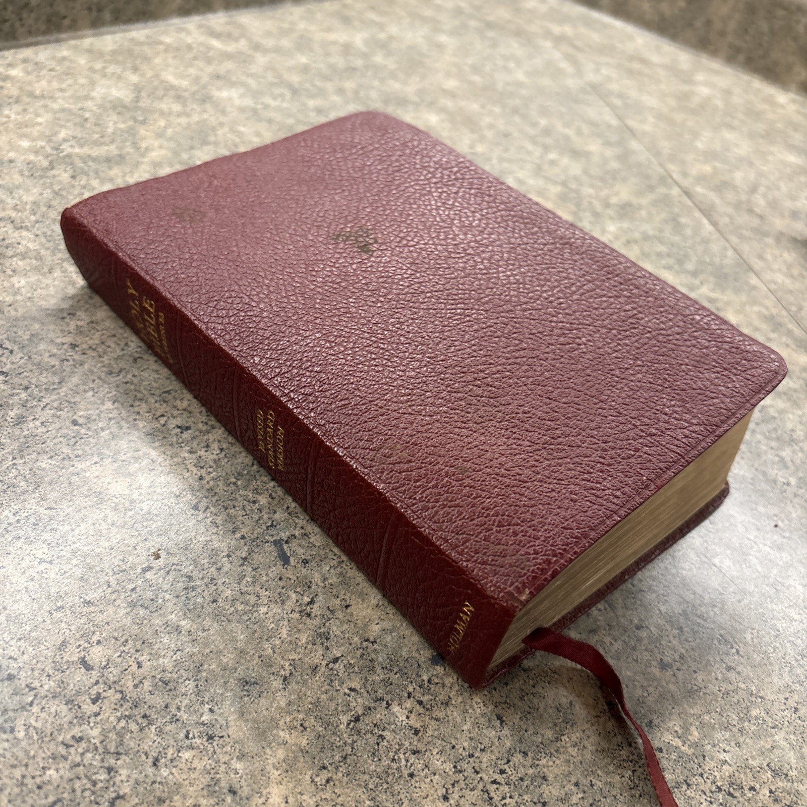 RSV 1962 HOLY BIBLE Holman Red (water Damage But Still Readable)