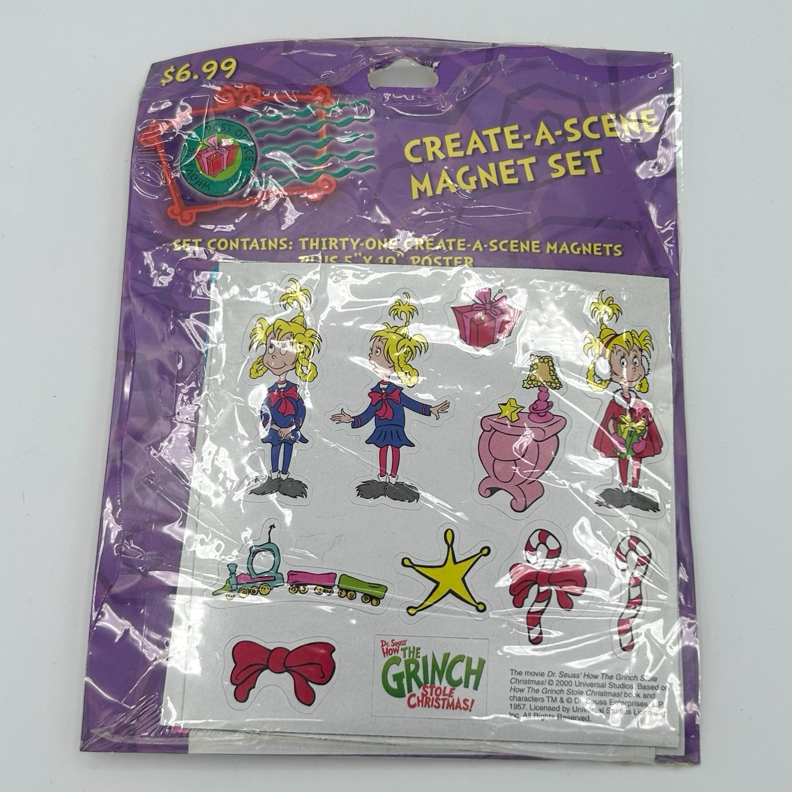 2000 Vintage Create A Scene Refrigerator Magnets How The Grinch Stole Christmas 2000 Vintage Create A Scene Refrigerator Magnets How The Grinch Stole Christmas