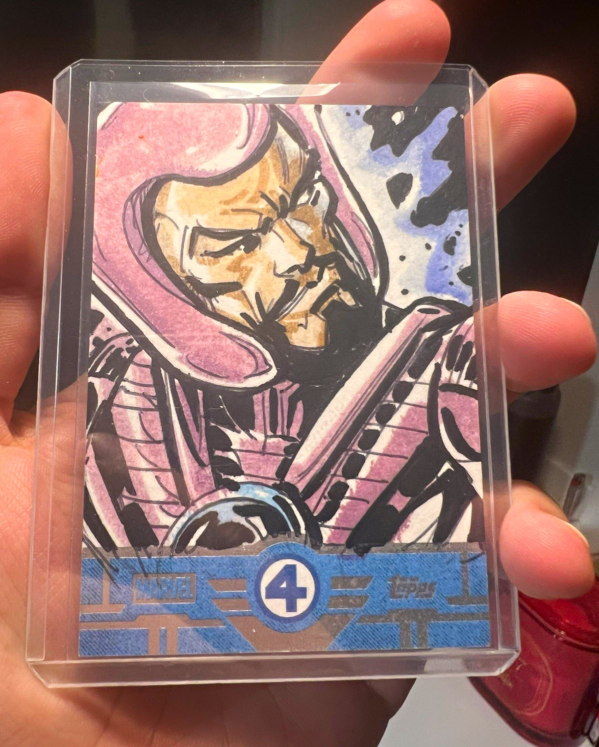 2026 Topps Finest Fantastic Four Galactus Sketch 1/1 Bete Rodriguez 2026 Topps Finest Fantastic Four Galactus Sketch 1/1 Bete Rodriguez