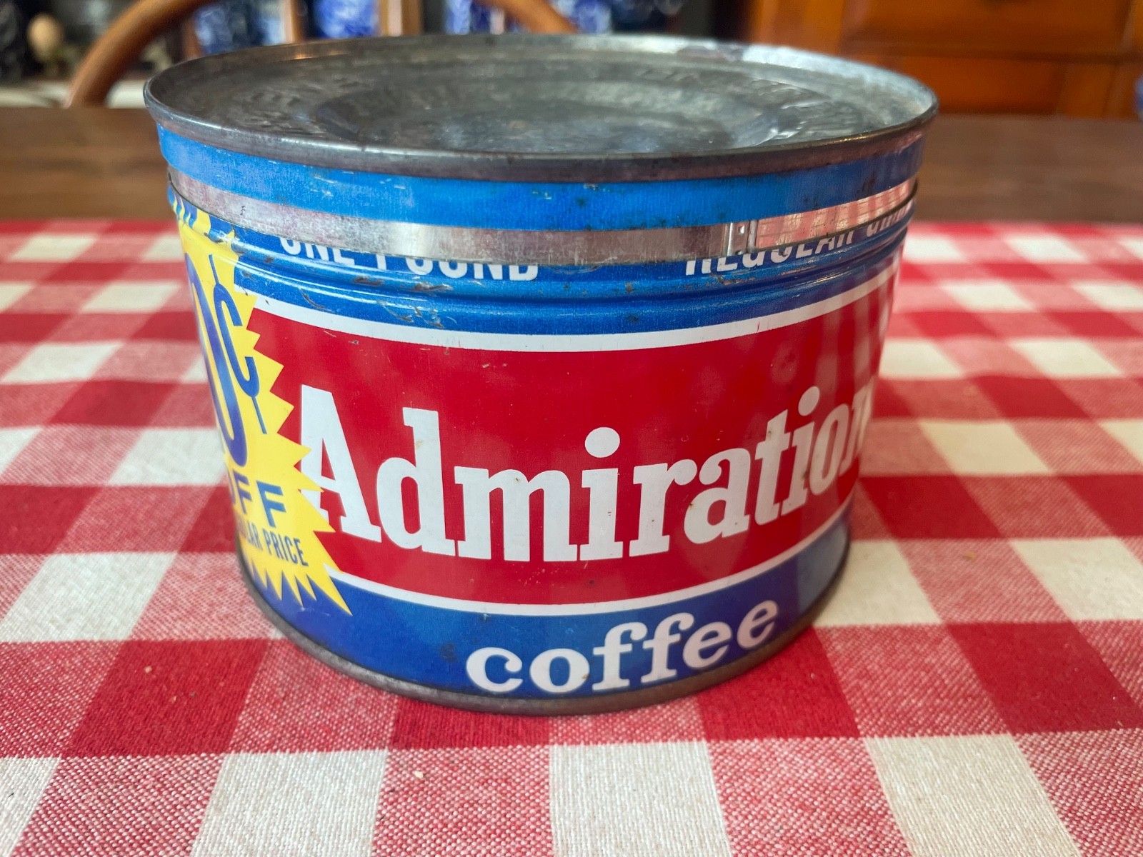 Vintage Admiration Coffee Tin Duncan Coffee Co, Houston, Tx Vintage Admiration Coffee Tin Duncan Coffee Co, Houston, Tx