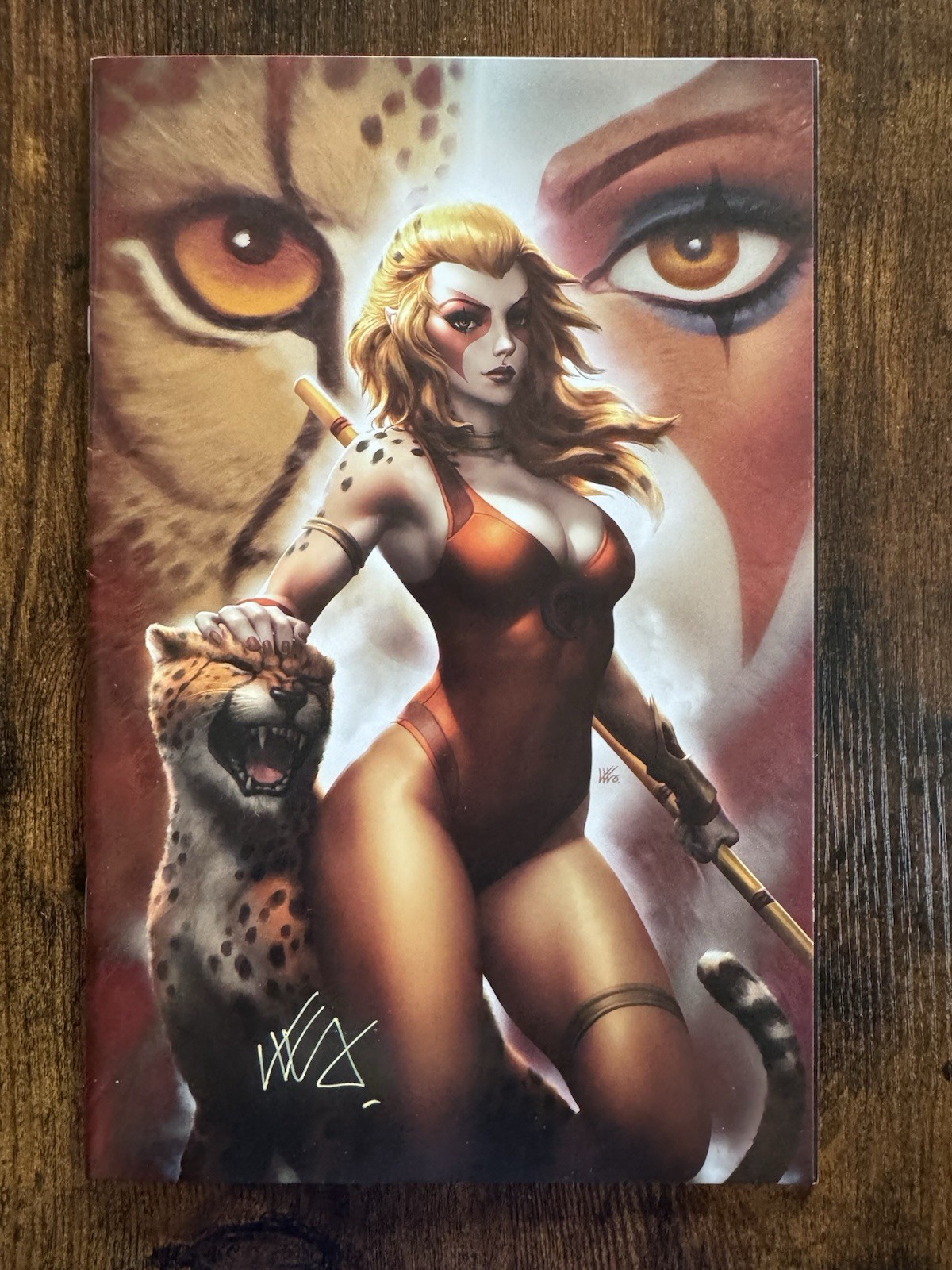 ThunderCats #1 Cheetara Signed Kunkka Lim Virgin MegaCon Limited 60/500 w/COA ThunderCats #1 Cheetara Signed Kunkka Lim Virgin MegaCon Limited 60/500 w/COA