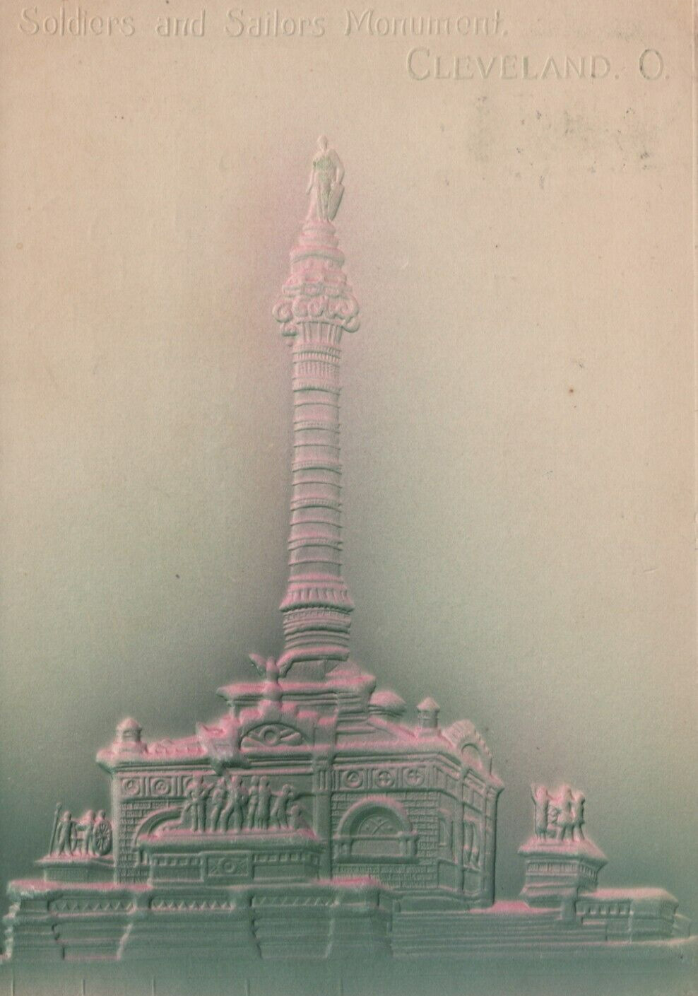 Soldiers & Sailors Monument in Cleveland Ohio Undivided Back Vintage Post Card Soldiers & Sailors Monument in Cleveland Ohio Undivided Back Vintage Post Card