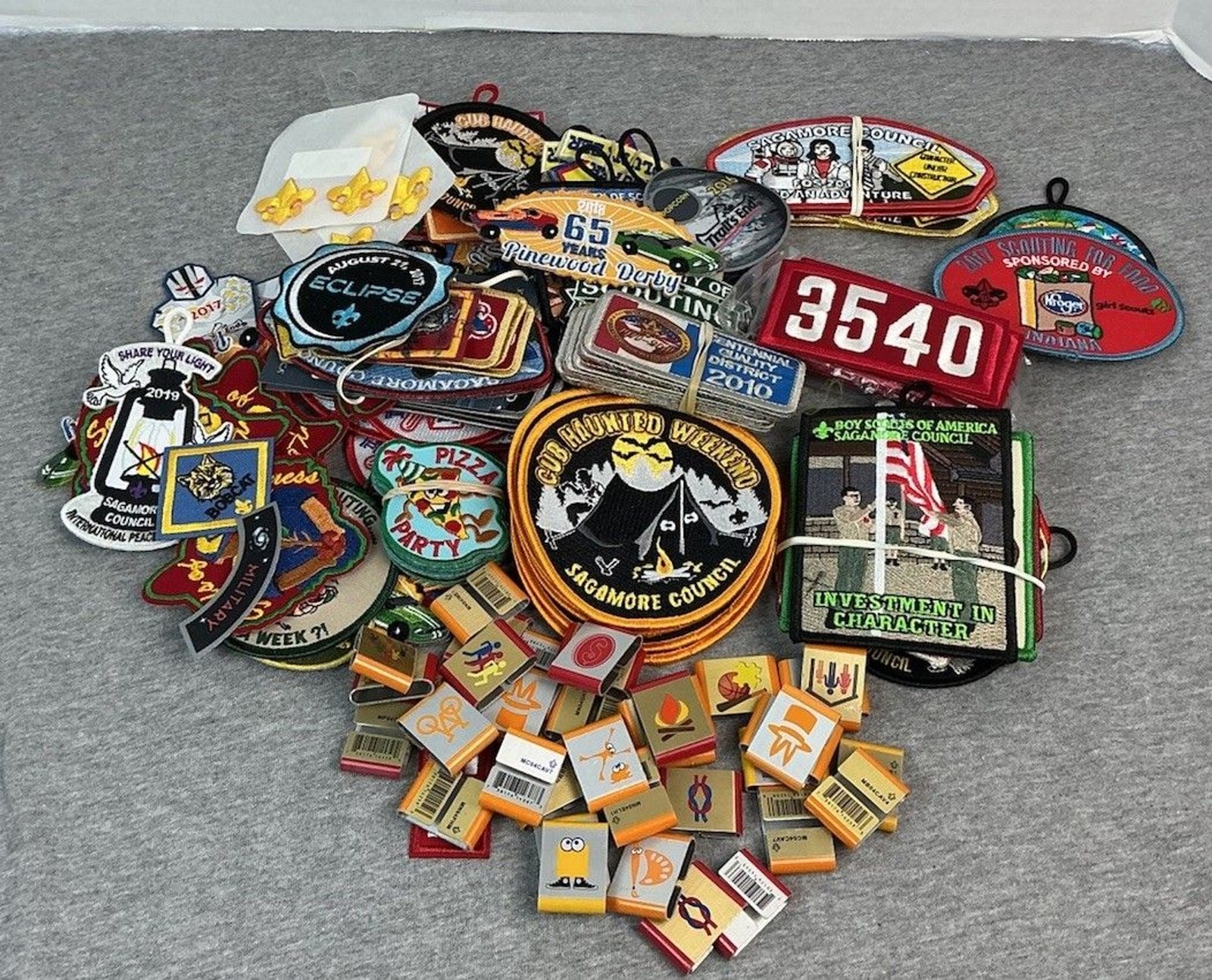 Boy Scouts of America Sagamore Council Indiana Patch & Belt Loop Lot #3540