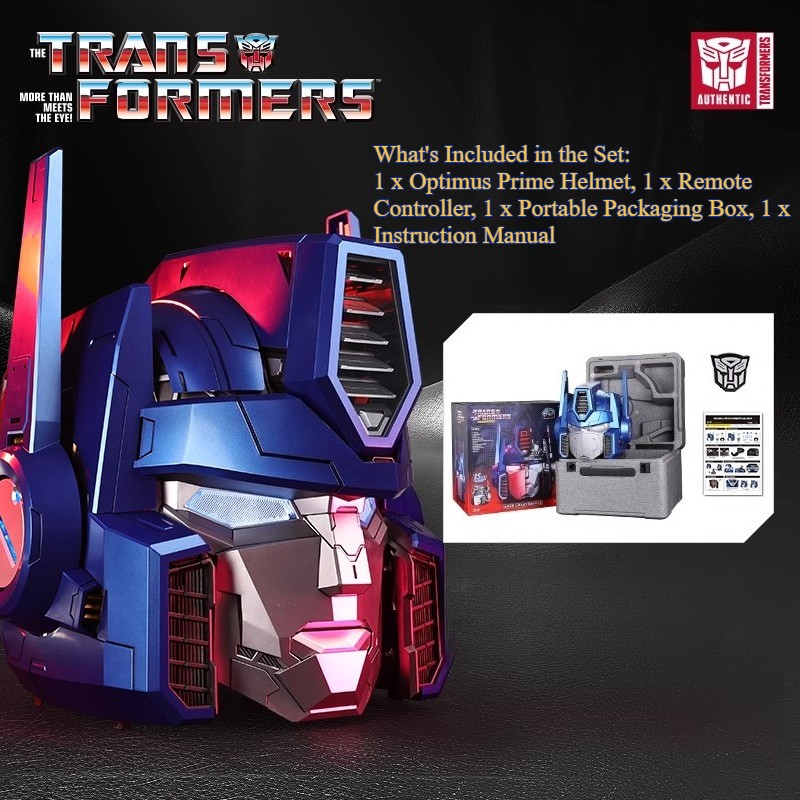 Killerbody G1 Optimus Prime Helmet Wearable Model Collectible Model Figurine Toy Killerbody G1 Optimus Prime Helmet Wearable Model Collectible Model Figurine Toy