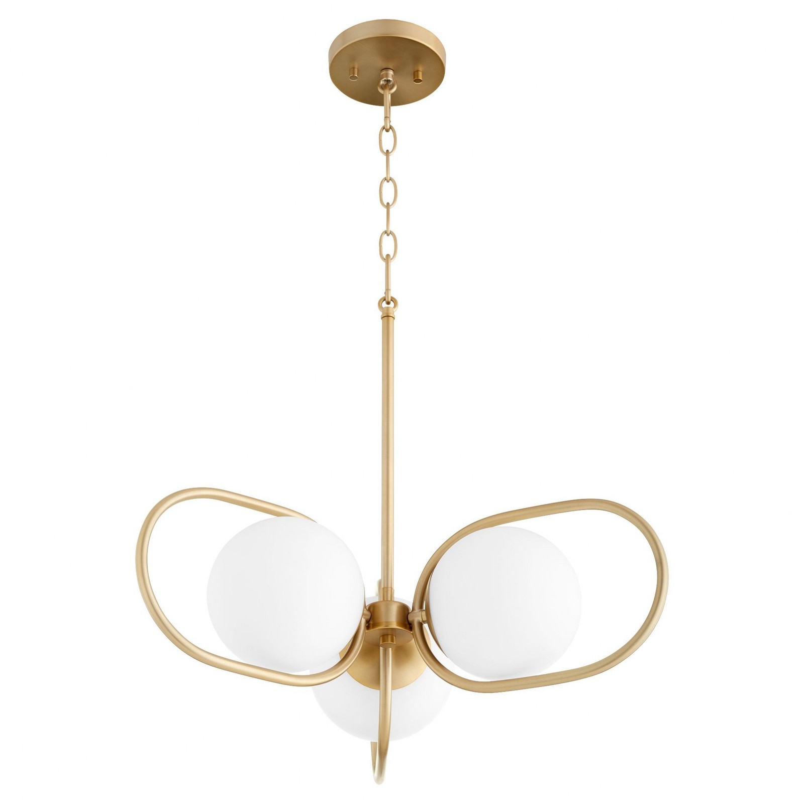 Belmont - 3 Light Chandelier In Mid Century Modern Style-7.38 Inches Tall and Belmont - 3 Light Chandelier In Mid Century Modern Style-7.38 Inches Tall and