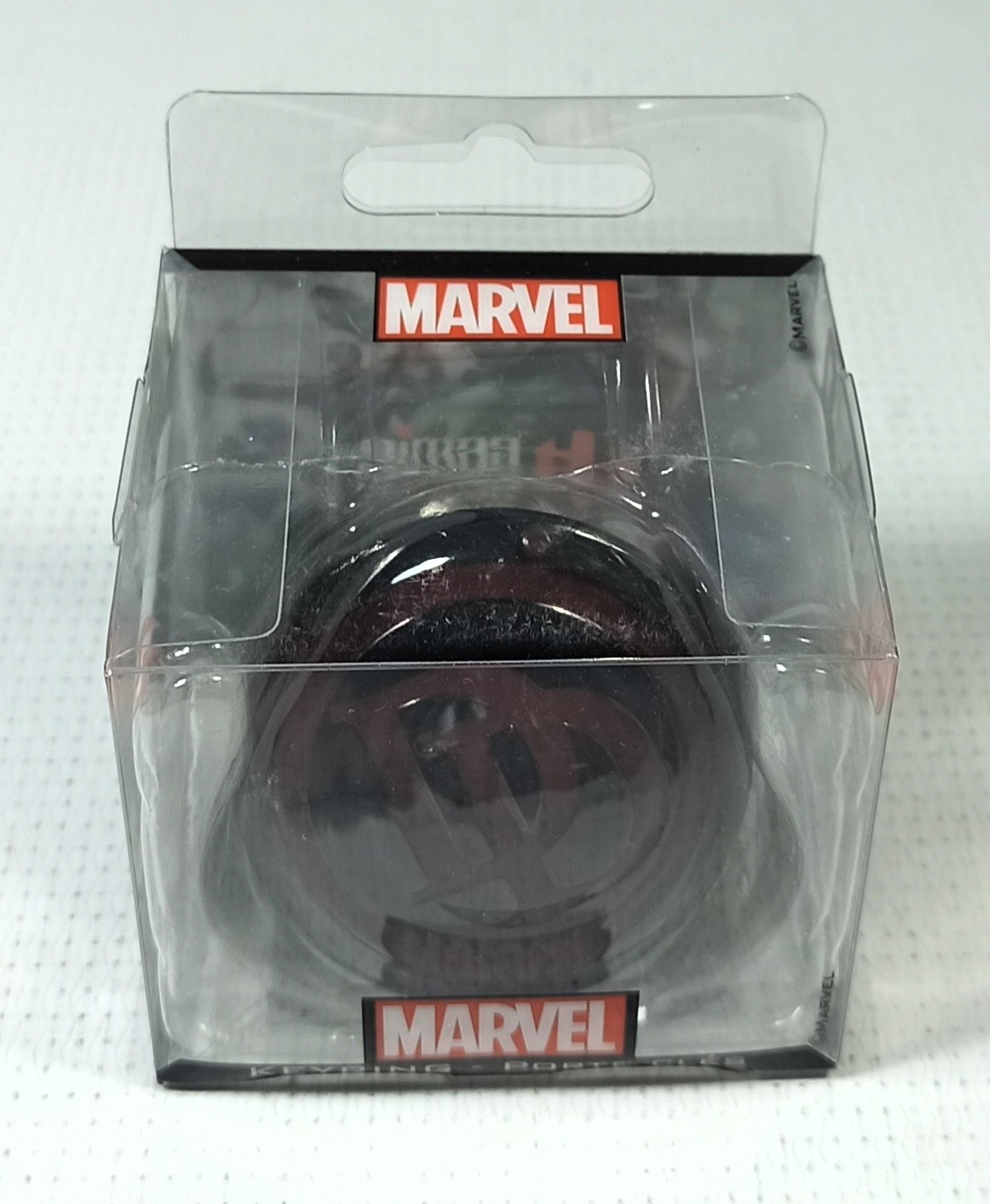 SEMIC MARVEL DAREDEVIL LOGO 5cm METAL KEY CHAIN MISB SEMIC MARVEL DAREDEVIL LOGO 5cm METAL KEY CHAIN MISB