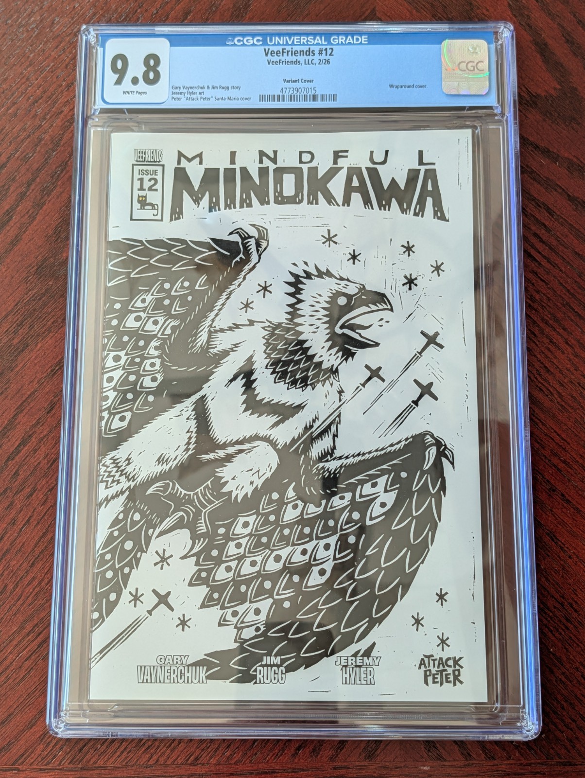 VeeFriends #12 CGC 9.8 Variant Mindful Mindkawa Attack Peter Gary Vee 2026 VeeFriends #12 CGC 9.8 Variant Mindful Mindkawa Attack Peter Gary Vee 2026