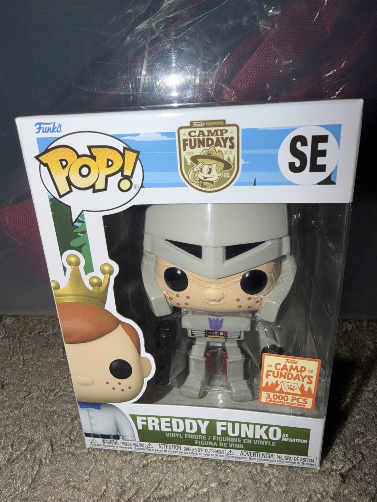 Freddy Funko as Megatron - Camp Fundays 2023 - LE 3000 Funko POP Freddy Funko as Megatron - Camp Fundays 2023 - LE 3000 Funko POP