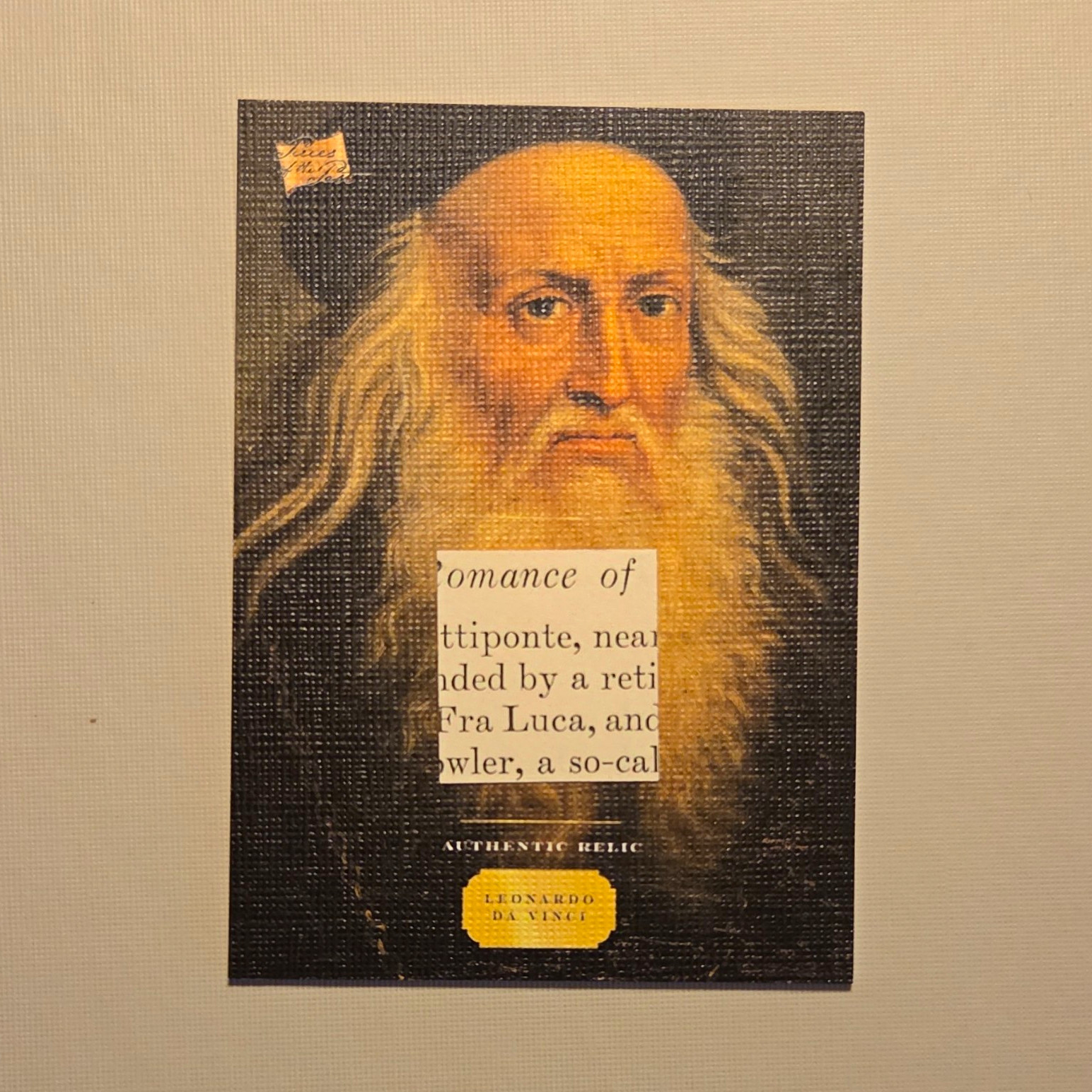 Super Products 2023 Pieces of the Past Leonardo da Vinci Relic #CANVAS-LAV Super Products 2023 Pieces of the Past Leonardo da Vinci Relic #CANVAS-LAV