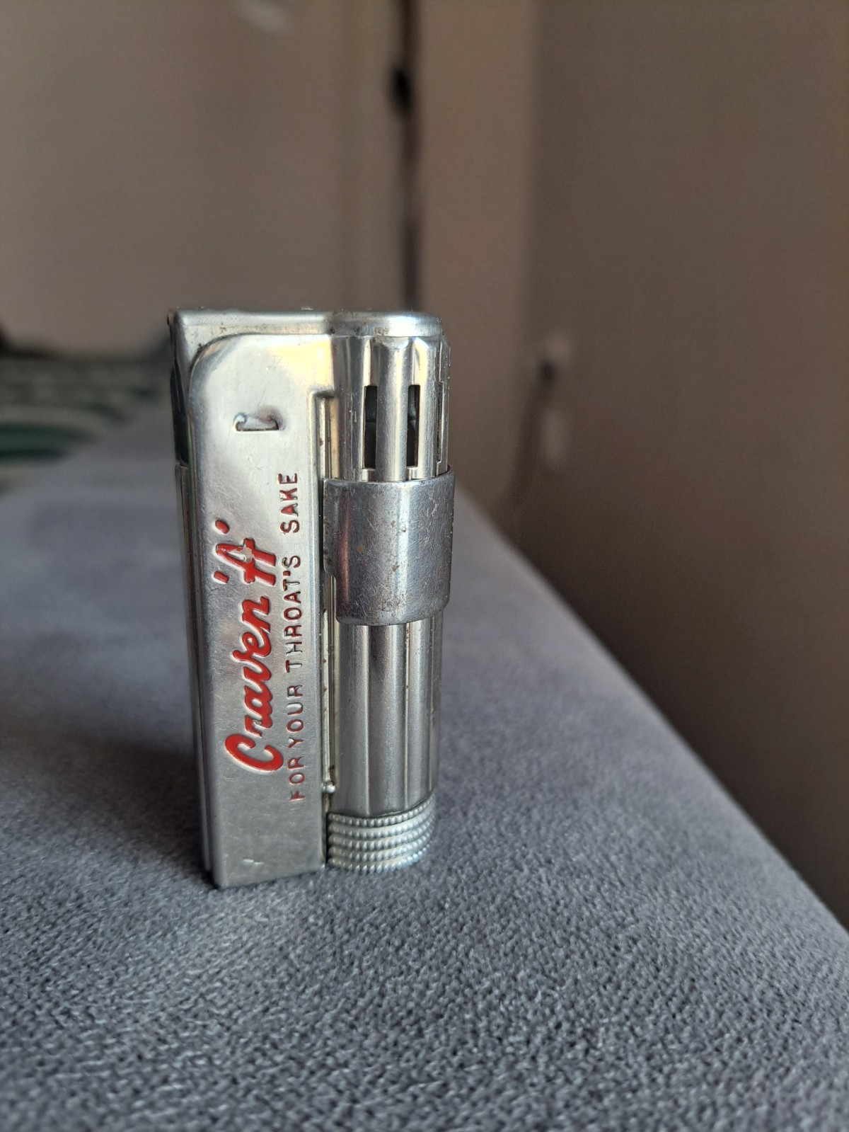 RARE 1939 IMCO Triplex 4700 Lighter Austria Craven A Cigarette Advertising Works RARE 1939 IMCO Triplex 4700 Lighter Austria Craven A Cigarette Advertising Works