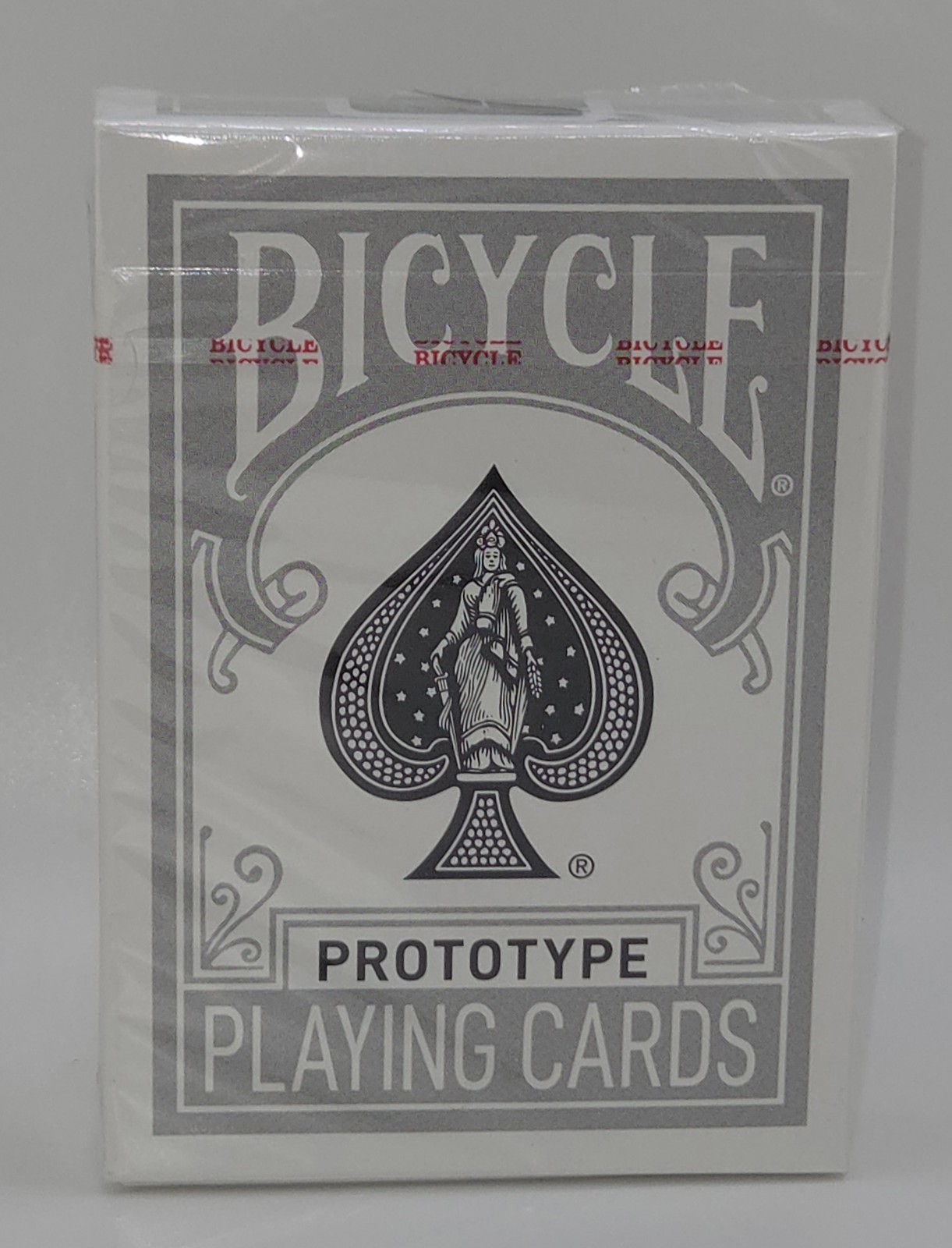 Bicycle Prototype Metalluxe Dark Silver Playing Cards Foiled 1/345 SEALED NEW Bicycle Prototype Metalluxe Dark Silver Playing Cards Foiled 1/345 SEALED NEW
