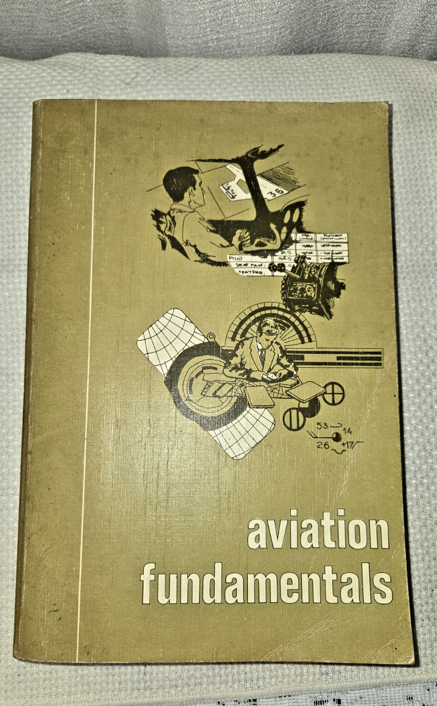 1973 Jeppesen Sanderson Aviation Fundamentals 5336A Vintage Pilot Training Book 1973 Jeppesen Sanderson Aviation Fundamentals 5336A Vintage Pilot Training Book