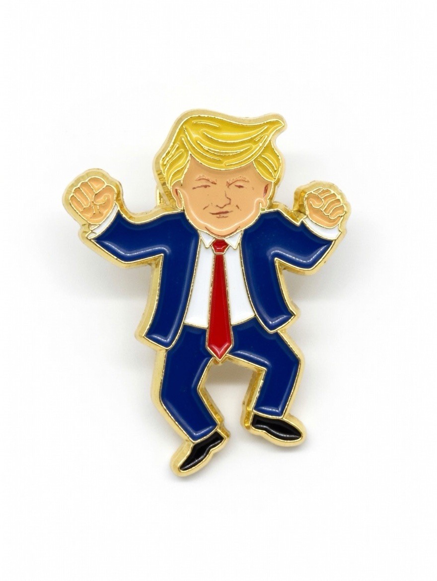 Donald Trump Dance - Limited Edition Gold Pin - Happy 250th USA - Collectible 47