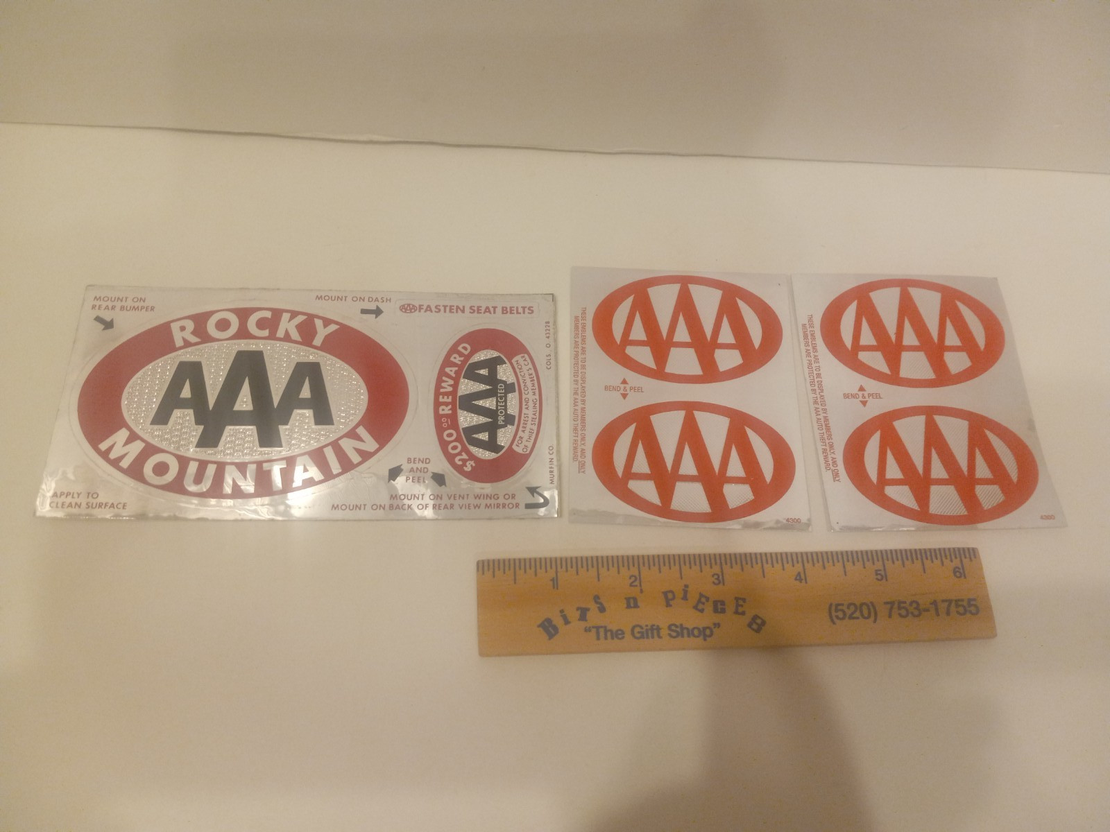 Vintage AAA Automobile Club Membership Rocky Mountain & Regular - Lot of 3 Vintage AAA Automobile Club Membership Rocky Mountain & Regular - Lot of 3