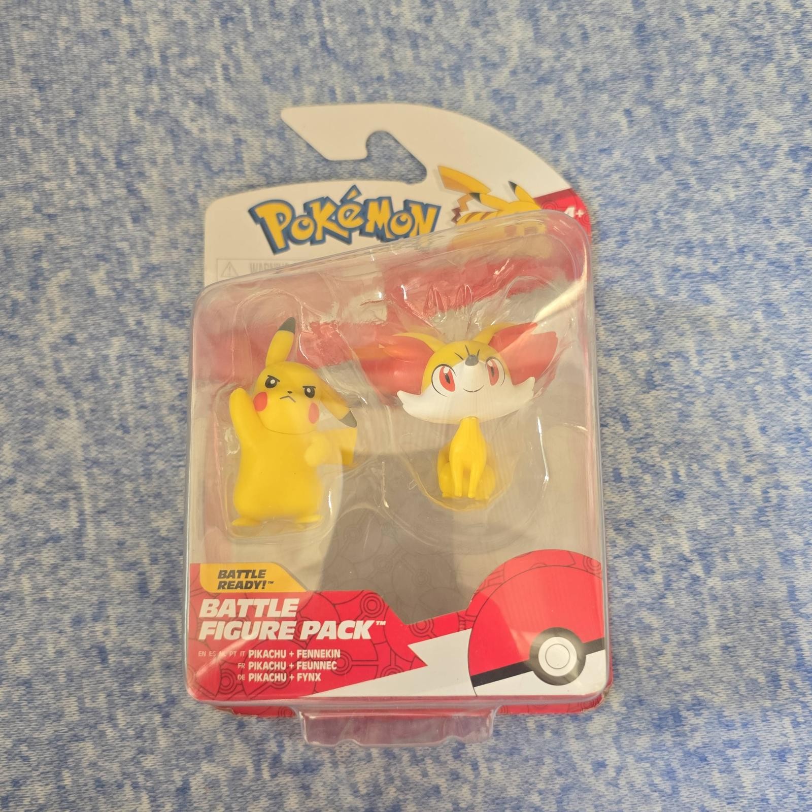 Pokémon Battle Figure Pack Pikachu & Fennekin 2" Figures Jazwares PKW4070 New Pokémon Battle Figure Pack Pikachu & Fennekin 2" Figures Jazwares PKW4070 New