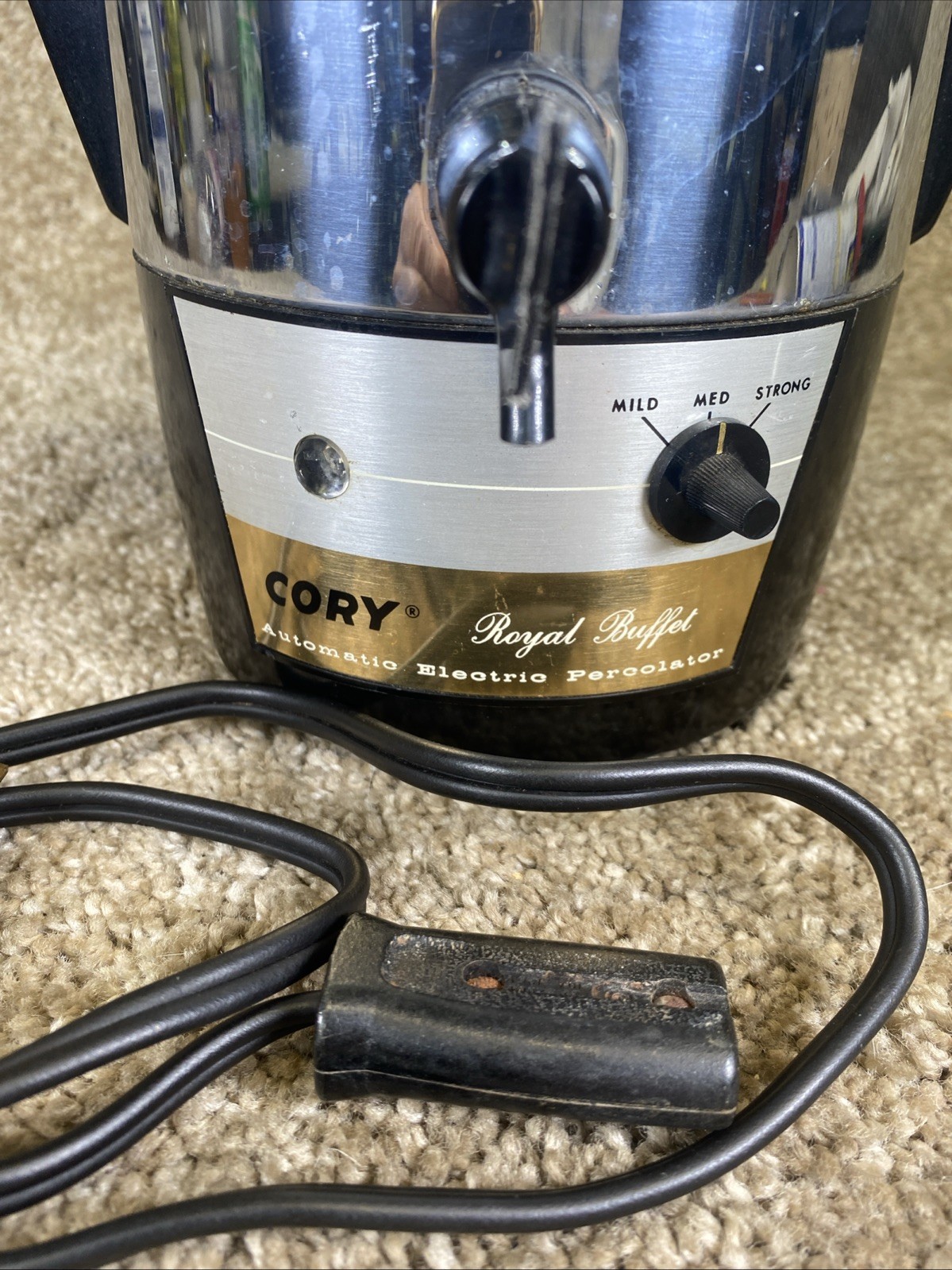 Vintage CORY Royal Buffet Electric Automatic Coffee Percolator Model A20P Vintage CORY Royal Buffet Electric Automatic Coffee Percolator Model A20P