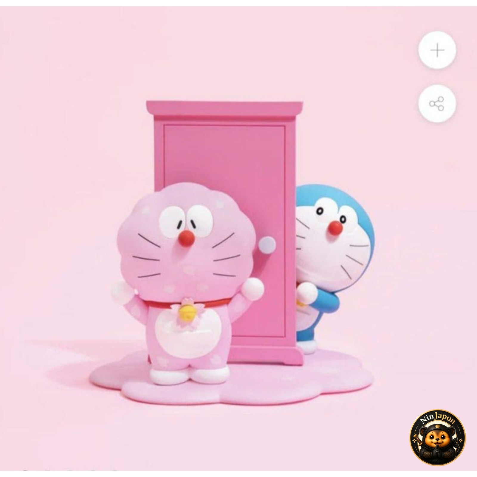 100% Doraemon & Friends Sakura Festival Figure Tokyo Limited Edition Japan Rare