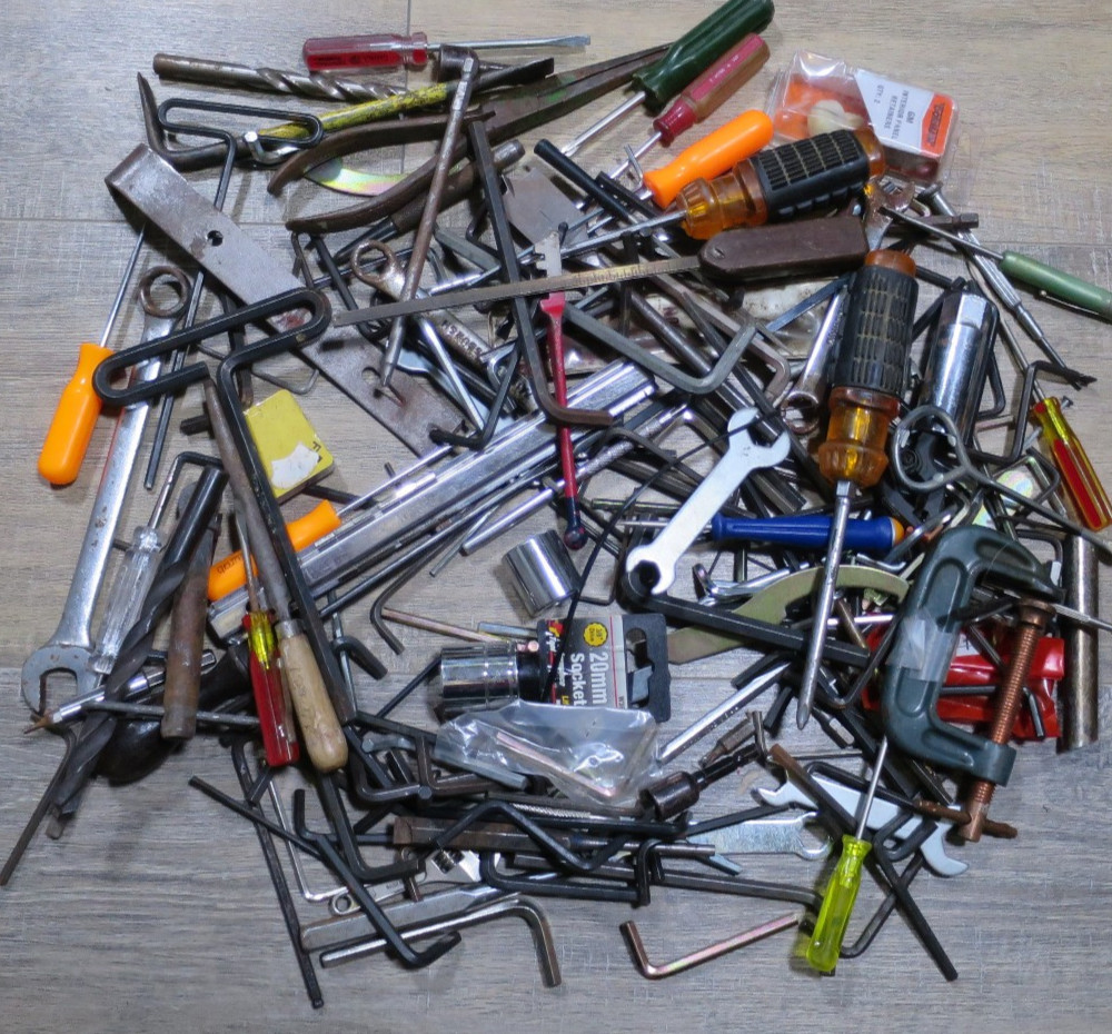 Lot of Junk Drawer Tools, Hardware and Much more #104 Lot of Junk Drawer Tools, Hardware and Much more #104