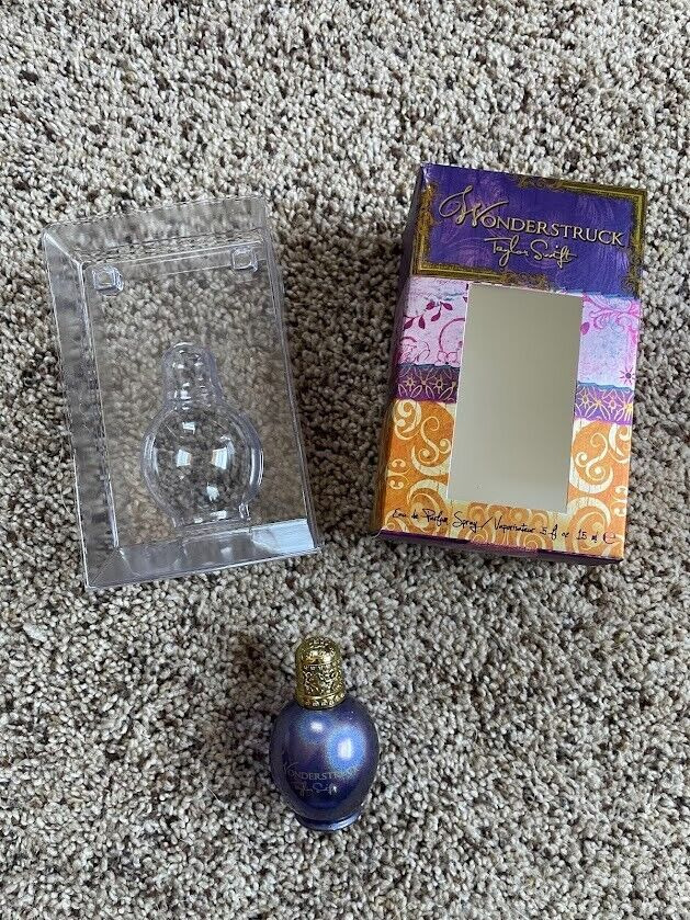 Taylor Swift Wonderstruck Perfume USED - 0.5 Oz. Bottle & Packaging