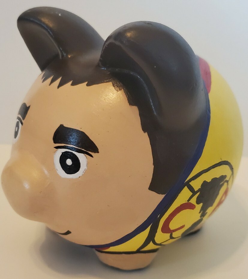 Club America Federico Viñas Custom Handmade Pig Piggy Bank NEW