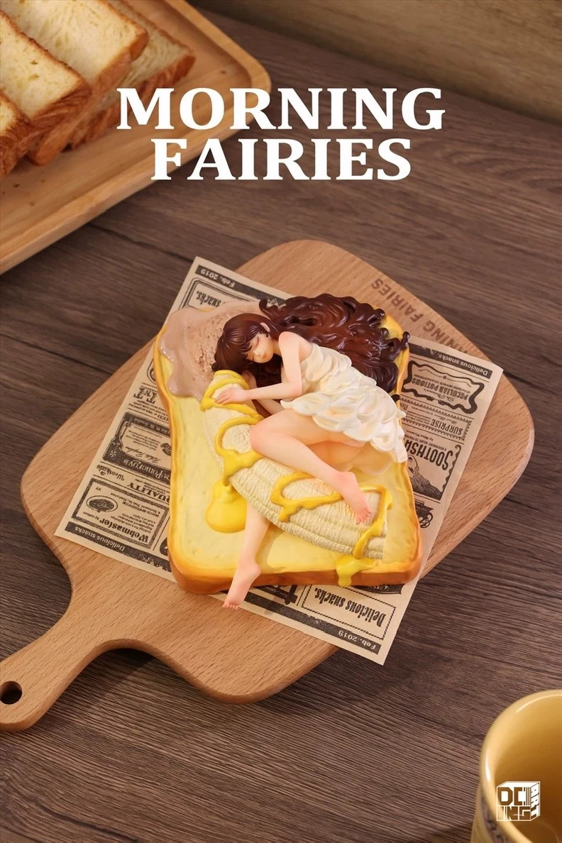 WeArtDoing Studio Good Morning Girls' Ice Cream Sidos Statue Model H18CM WeArtDoing Studio Good Morning Girls' Ice Cream Sidos Statue Model H18CM