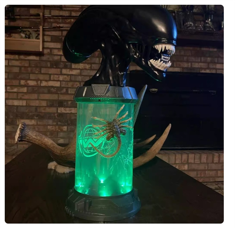 Alien Romulus Regal Popcorn Facehugger Lightup Bucket Film Memorabilia Prop New Alien Romulus Regal Popcorn Facehugger Lightup Bucket Film Memorabilia Prop New