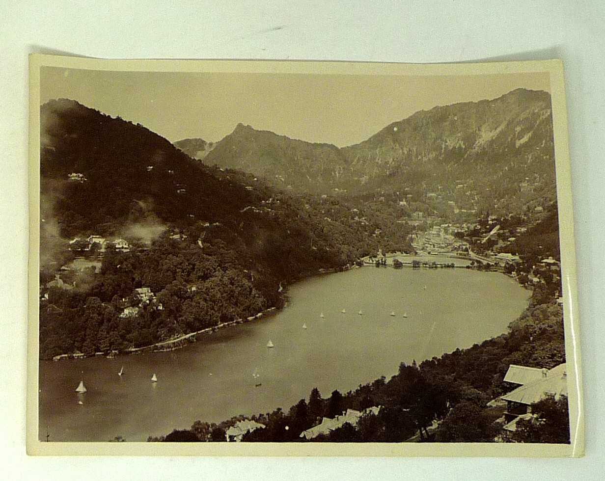 c1880 Old Nainital India Albumen Photograph Uttarakhand Yacht Race Photo c1880 Old Nainital India Albumen Photograph Uttarakhand Yacht Race Photo