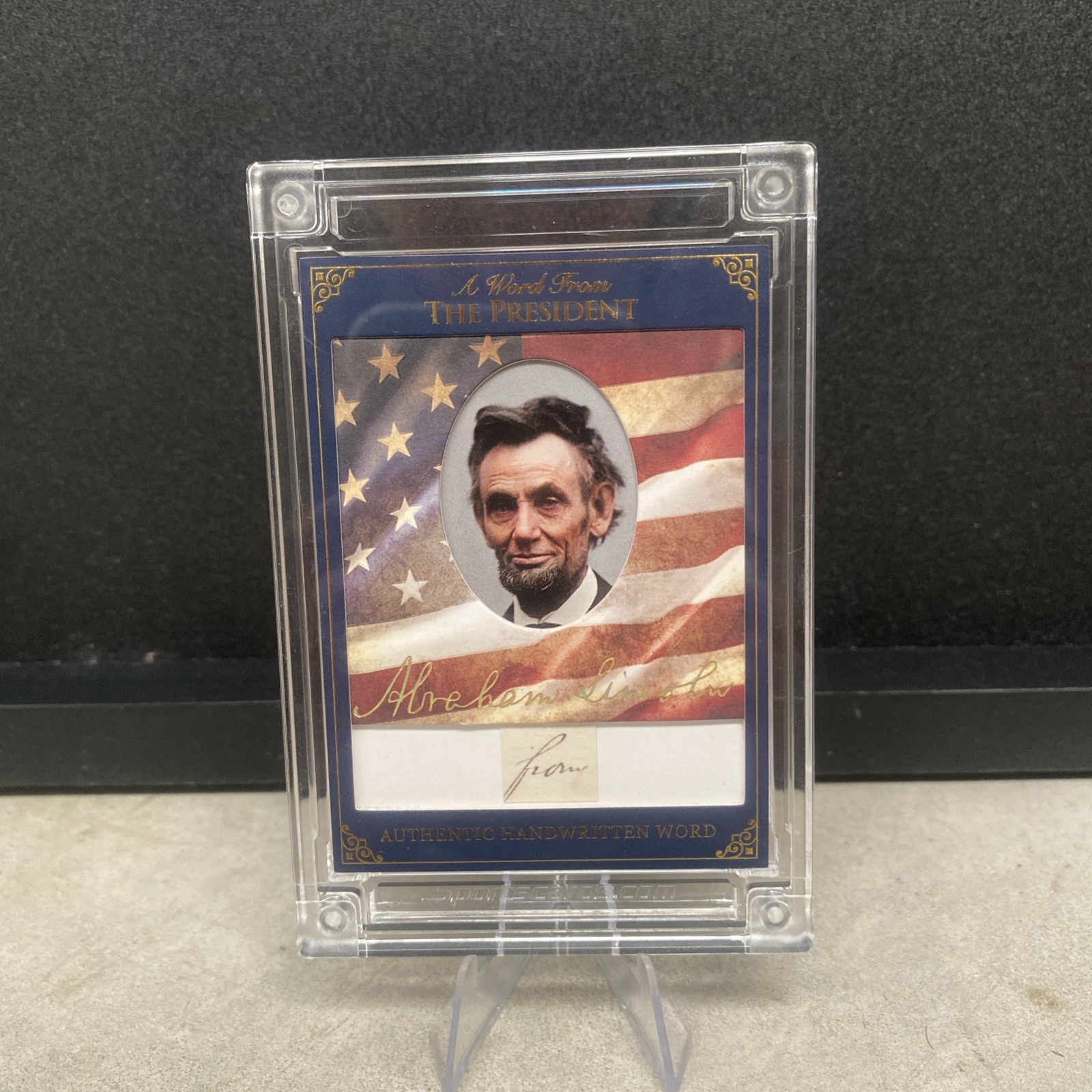 POTUS 2025 A Word From the President Abraham Lincoln Authentic Handwritten Word POTUS 2025 A Word From the President Abraham Lincoln Authentic Handwritten Word