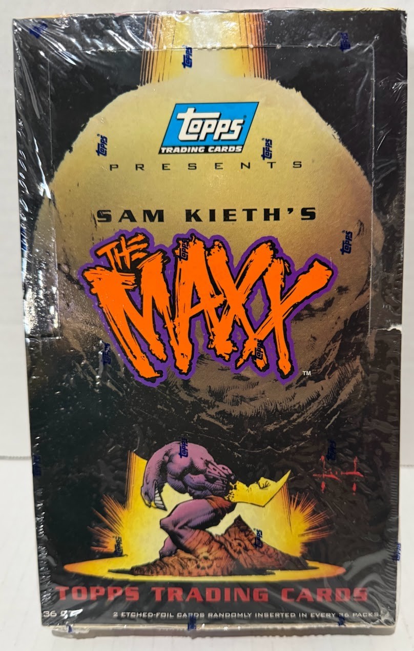 The Maxx Sam Kieth Topps Productions 1993 Box of UNOPENED & FACTORY SEALED Cards The Maxx Sam Kieth Topps Productions 1993 Box of UNOPENED & FACTORY SEALED Cards